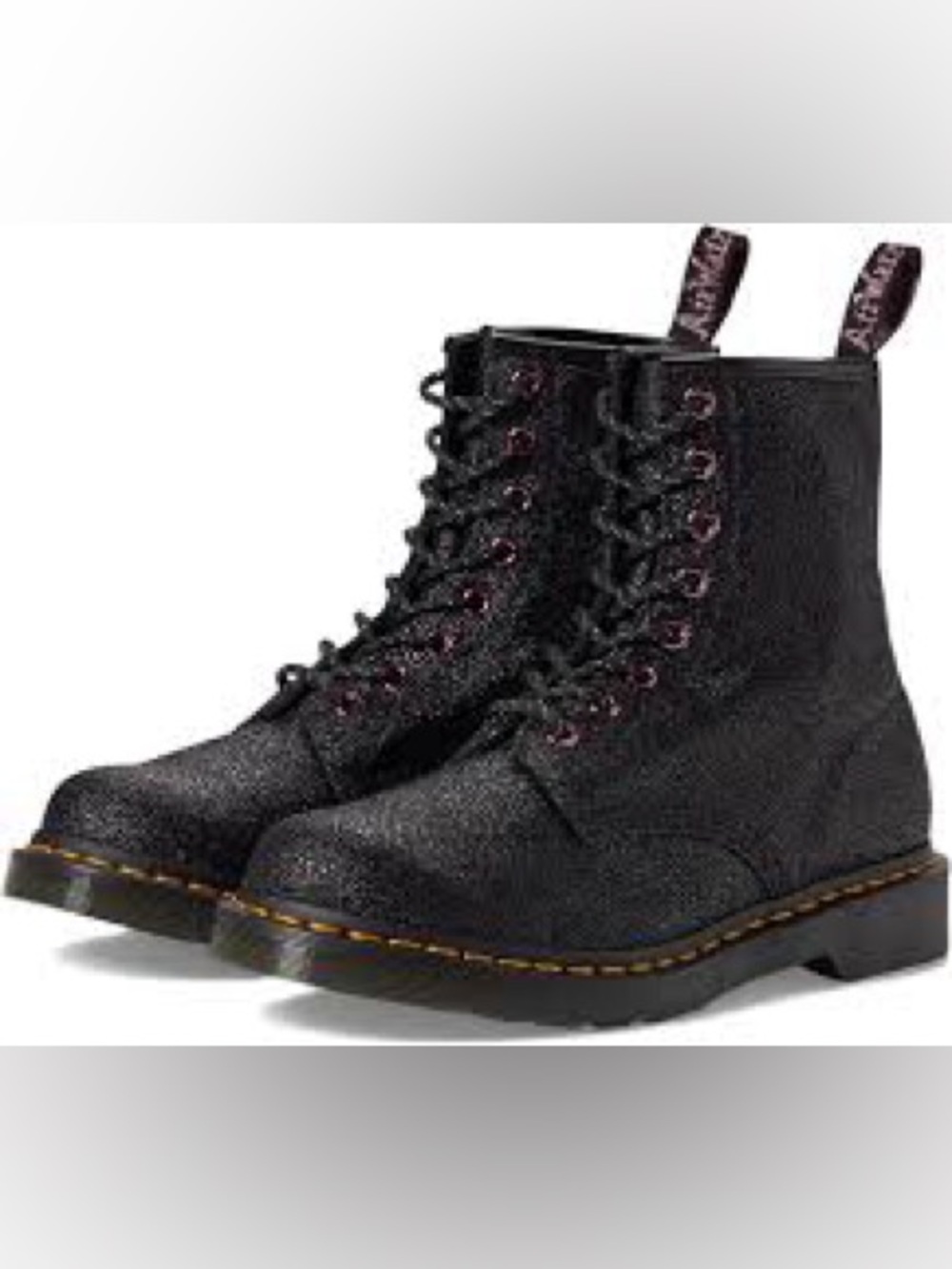 425$ BNWOT  DR MARTENS,the Bejeweled combat boots! Limited Edition! - Picture 3 of 13